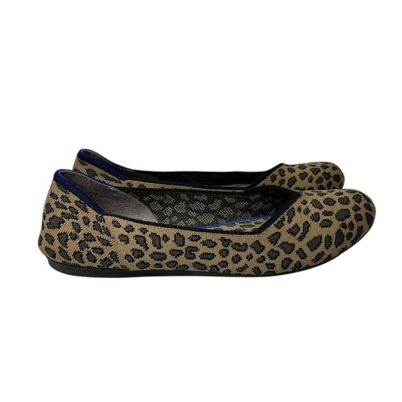 Rothy’s The Flat Round Toe Shoes in Spotted Leopard Print Size 9.5 US Women’s - Picture 12 of 12